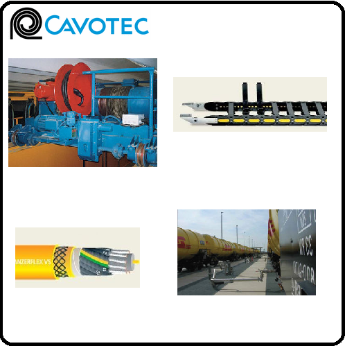 Hydraulic hose reel - RM series - Cavotec - self-retracting